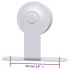 Kit de herrajes para puertas correderas SKIEN acero negro