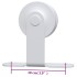 Kit de herrajes para puertas correderas SKIEN acero negro