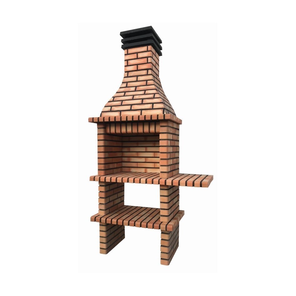 OFERTA - Barbacoa Brick Articimentos con 1 balda estilo Collippo