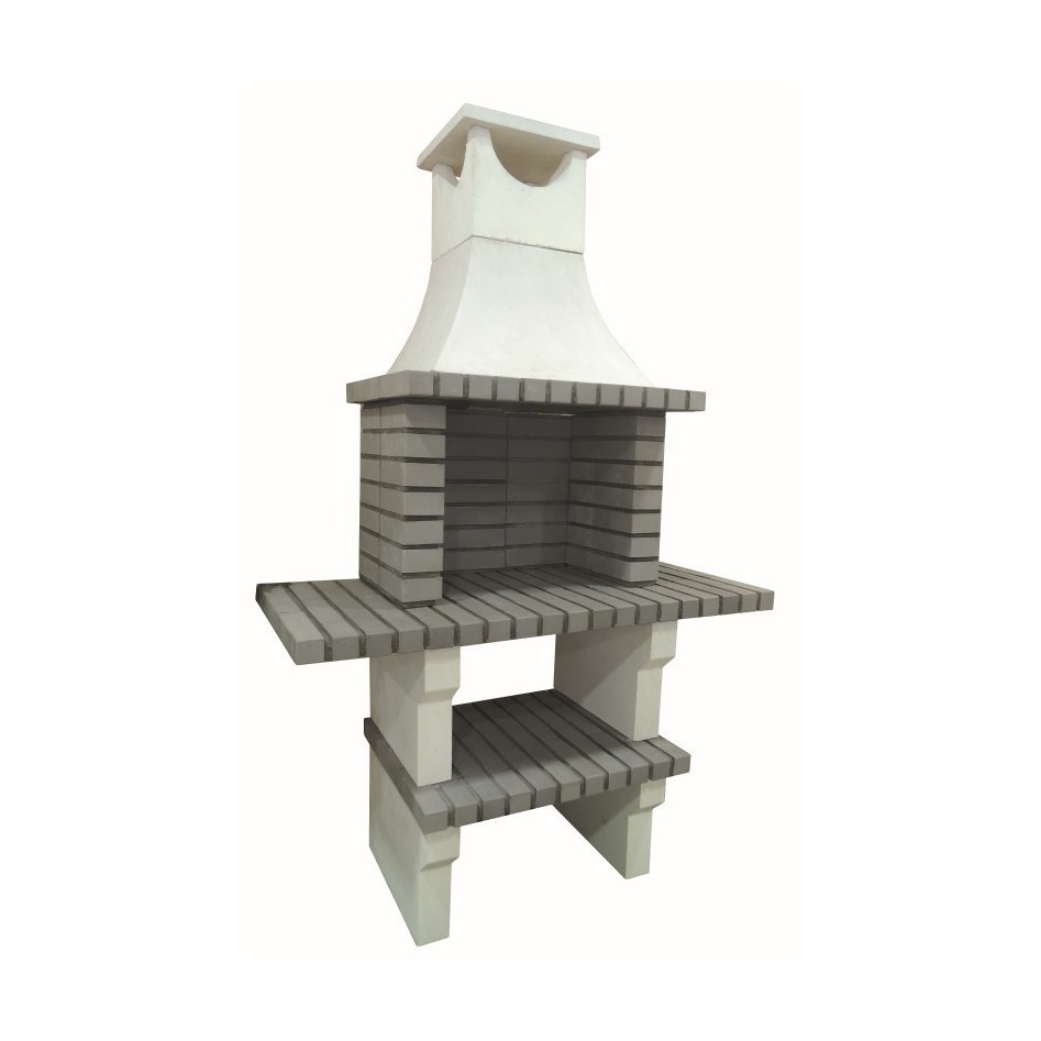 OFERTA - Barbacoa Gray Articimentos con 2 baldas estilo Collippo