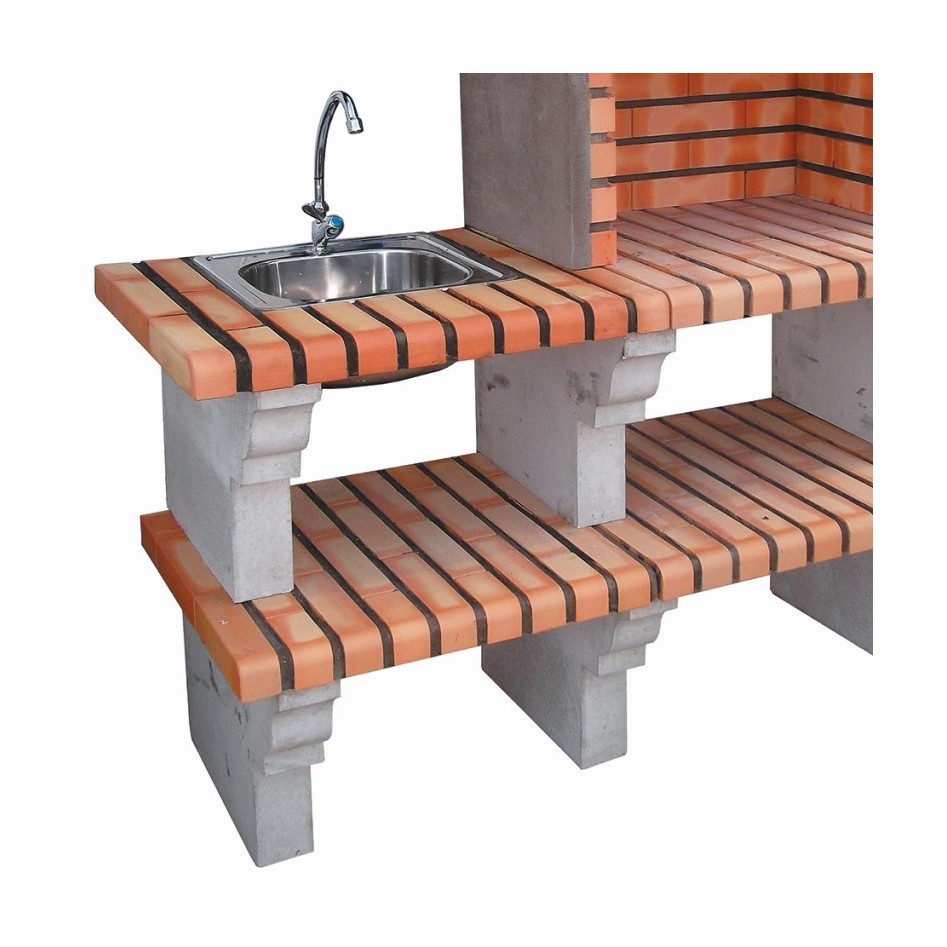 Oferta - Barbacoa con fregadero Eye Articimentos, estilo Collippo