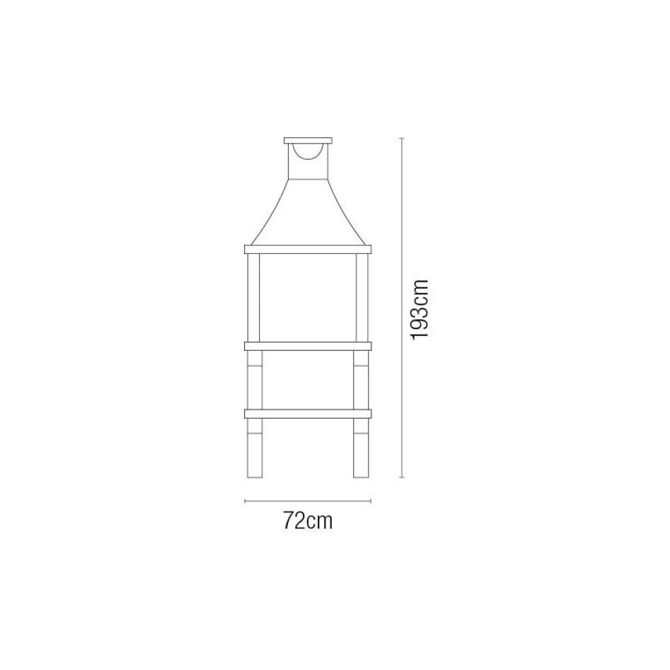 Oferta -Barbacoa con chimenea X-Art I Articimentos, estilo Collippo