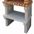 Oferta -Barbacoa con chimenea y estante voladizo X-Art I Articimentos