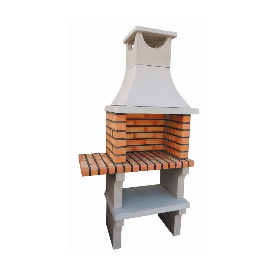 Oferta -Barbacoa con chimenea y estante voladizo X-Art I Articimentos