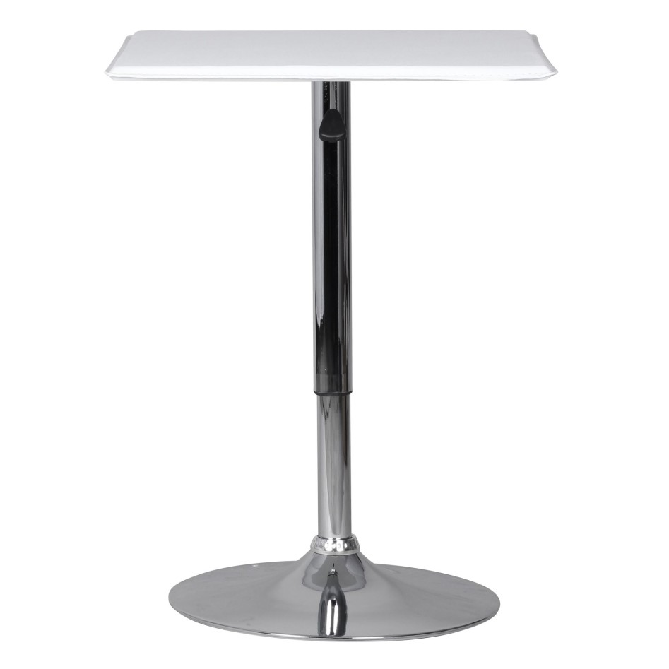 Mesa de cuero blanca