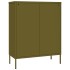 Armario de cajones de acero verde oliva 80x35x101,5
