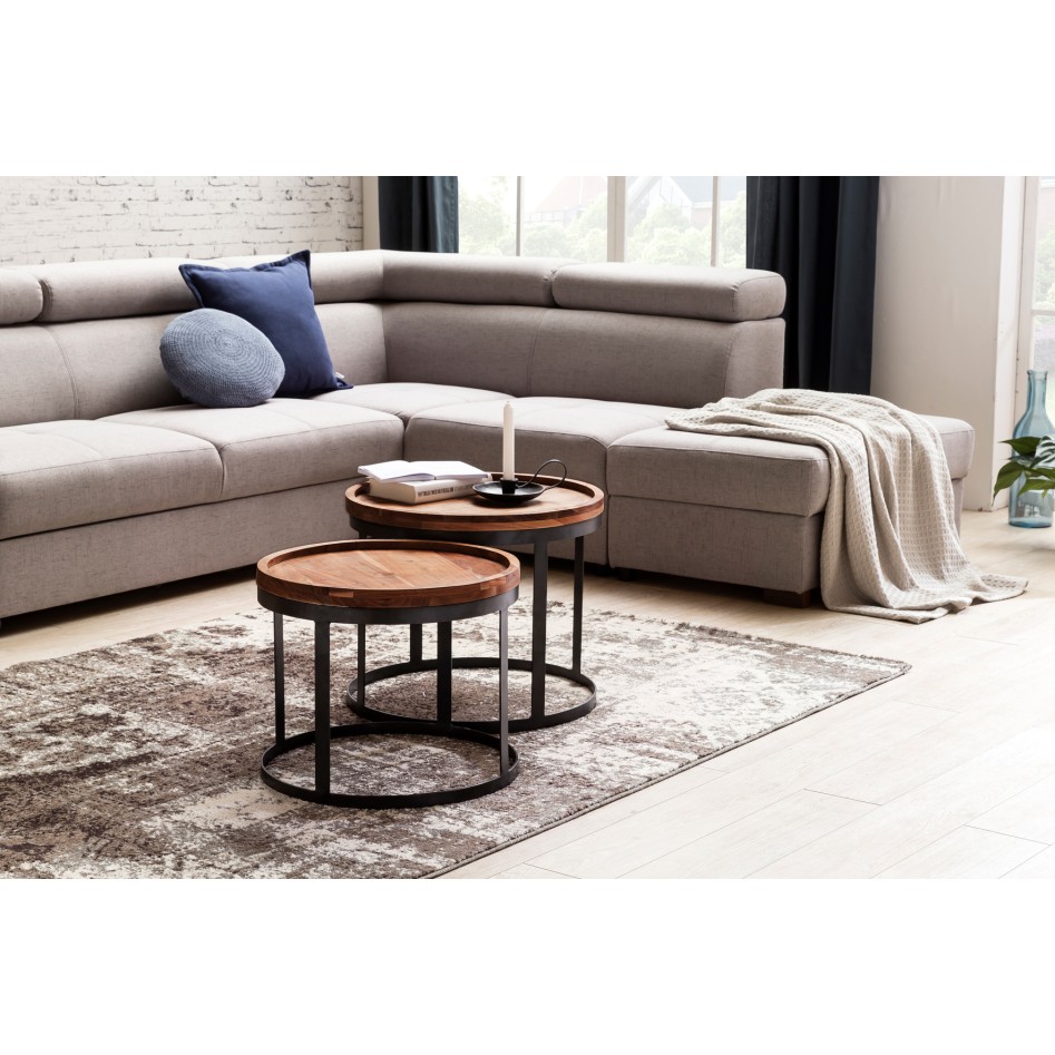 Juego de 2 mesas auxiliares