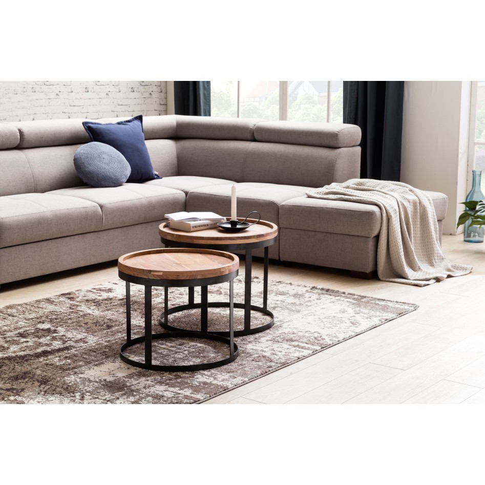 Juego de 2 mesas auxiliares