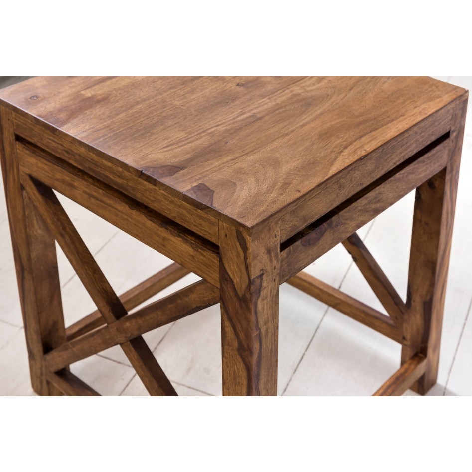 Juego de 2 mesas auxiliares