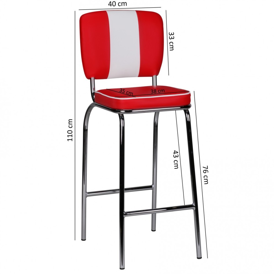 Silla Americana 50s retro