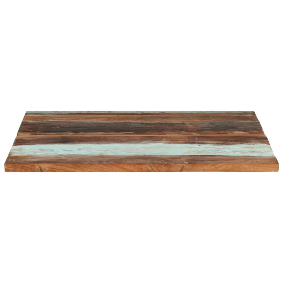 Tablero mesa cuadrada madera reciclada maciza 80x80 cm 25-27
