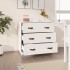 Aparador madera maciza de pino blanco 80x40x75