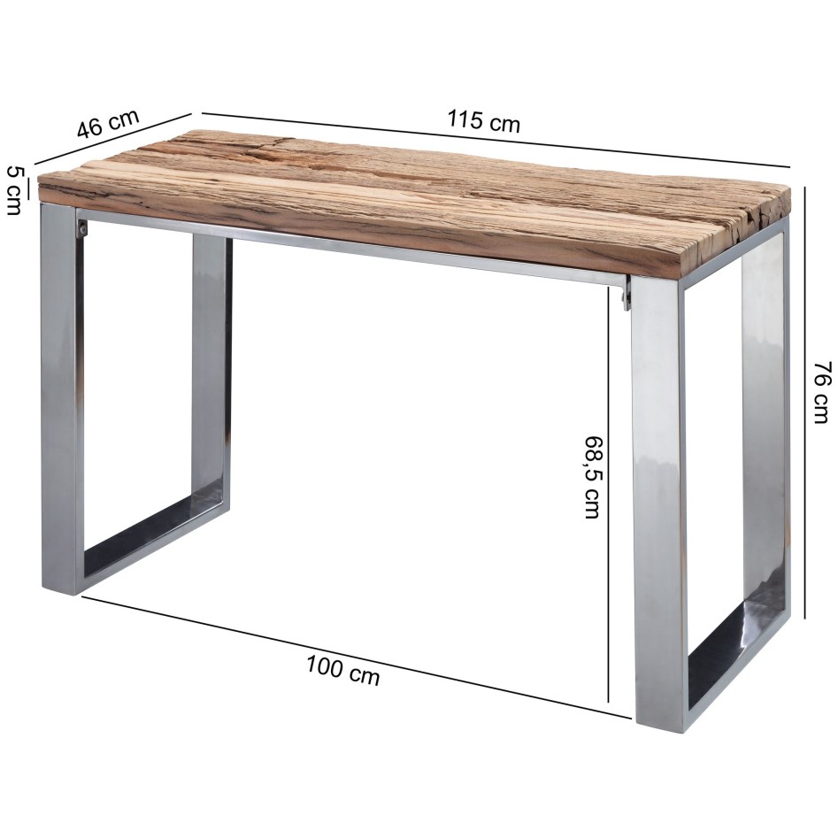 Mesa de madera maciza