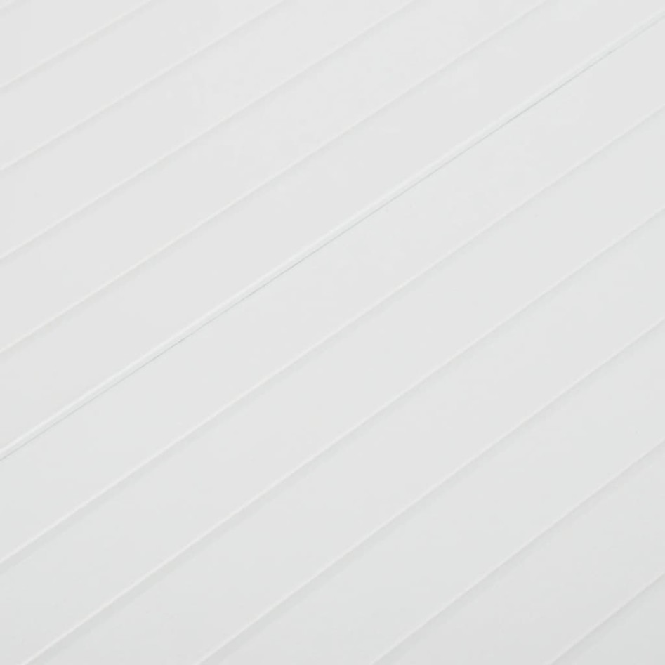 Mesa de jardín PP blanco 150x90x72