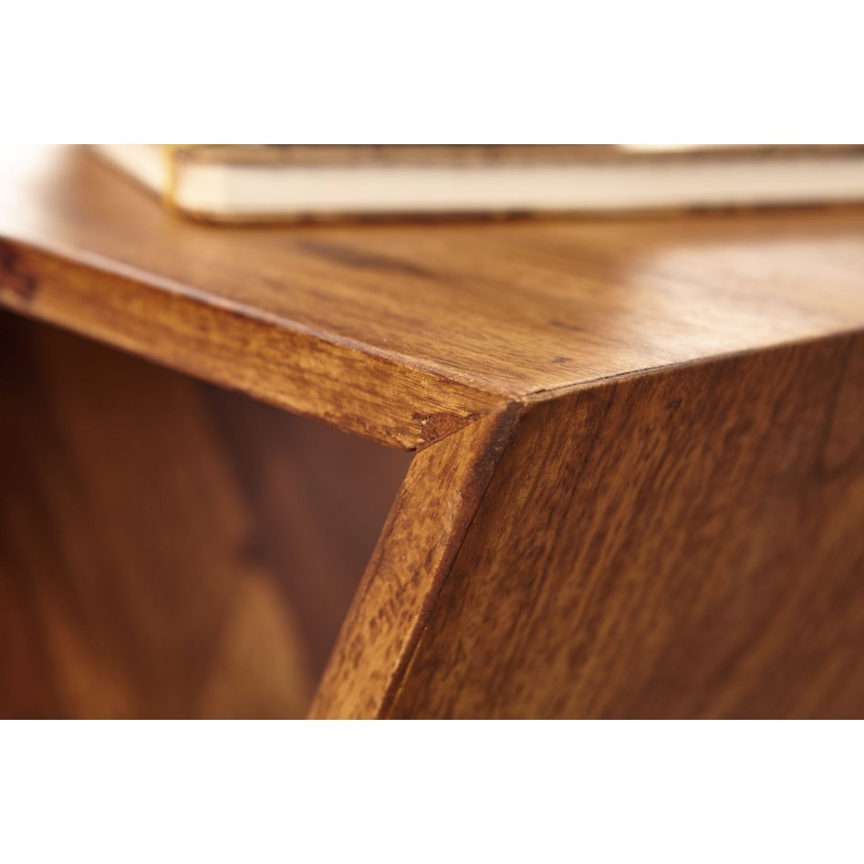 Mesa auxiliar en forma de X 43x60x30 cm