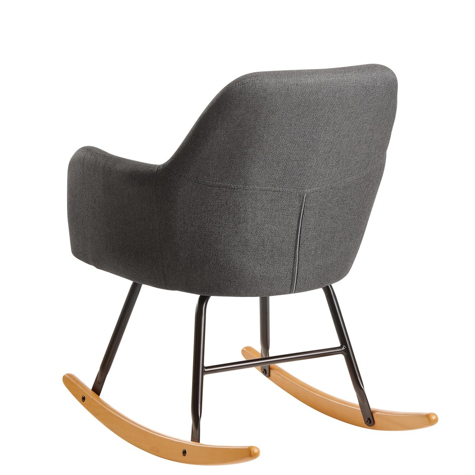 Mecedora gris oscuro 71x76x70cm