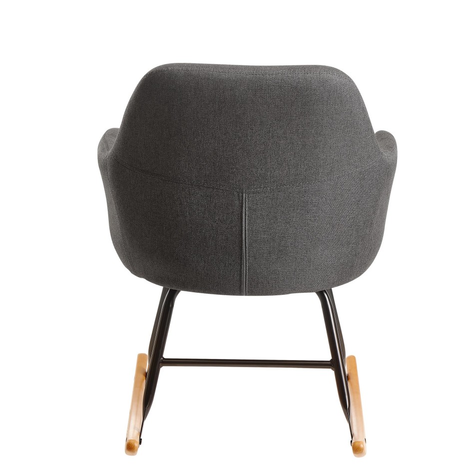 Mecedora gris oscuro 71x76x70cm