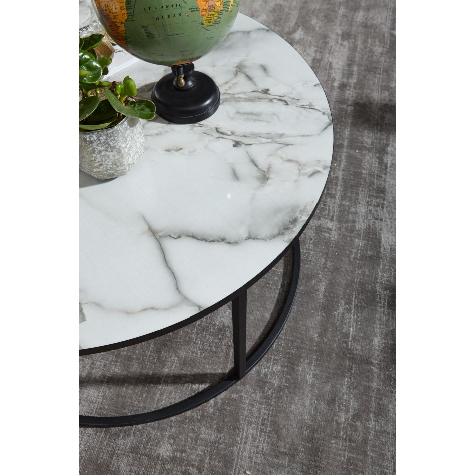 Mesita redonda 80x40x80 cm