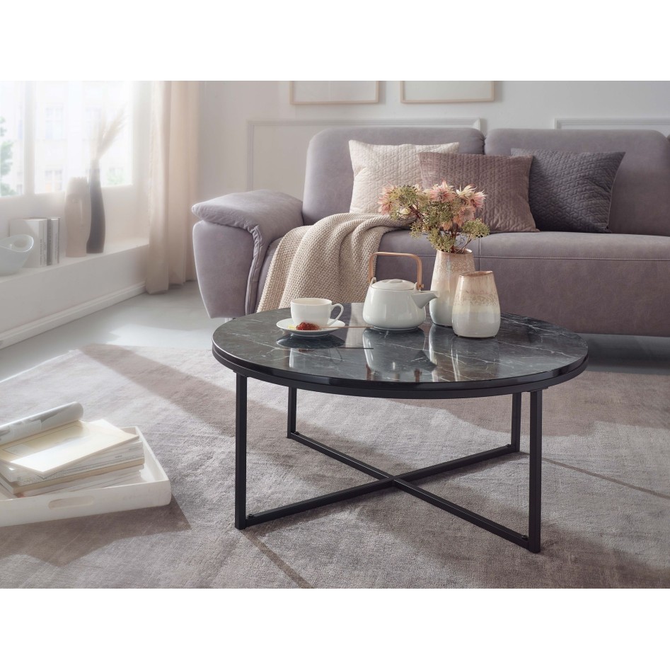 Mesa de café 80x36x80 cm