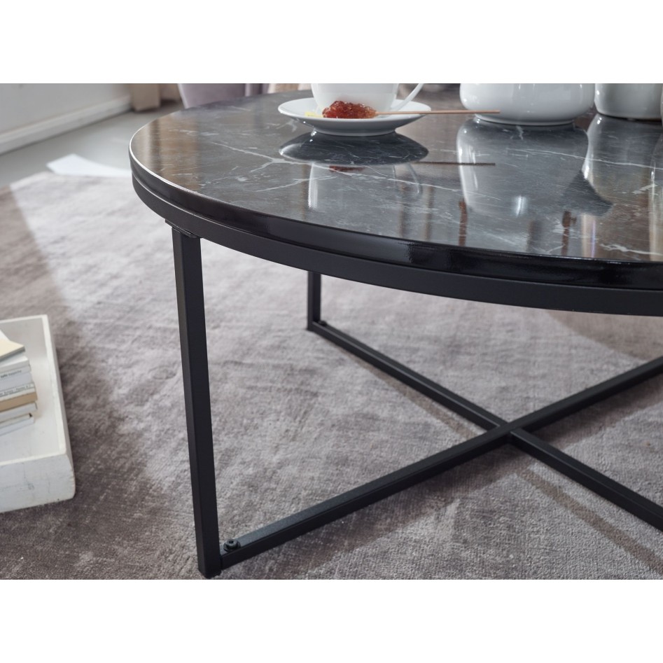 Mesa de café 80x36x80 cm