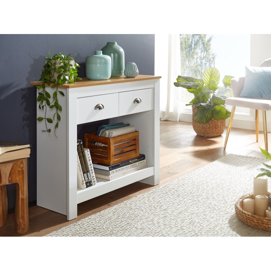 Consola  en roble 85x35x76 cm 