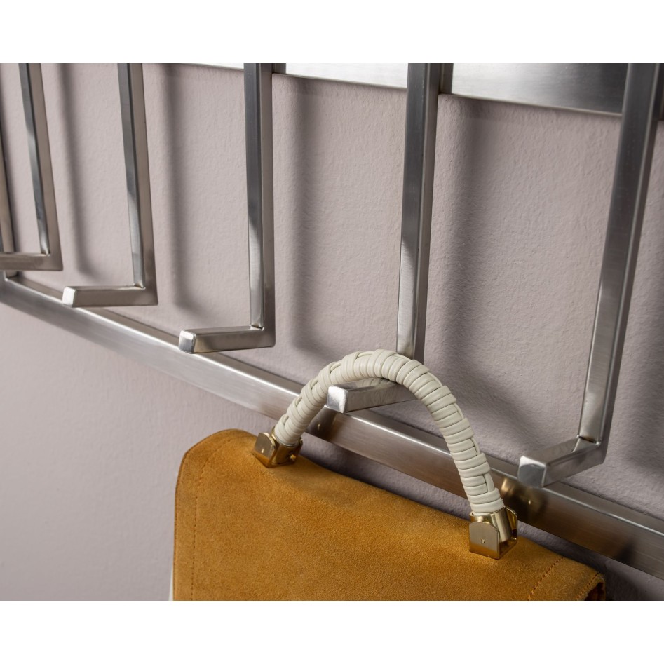 Perchero de diseÃ±o para recibidor acero 60x100x7,5 cm