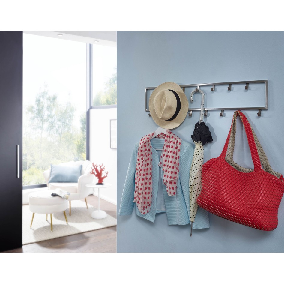 Perchero de diseño acero 80x20x4 cm 