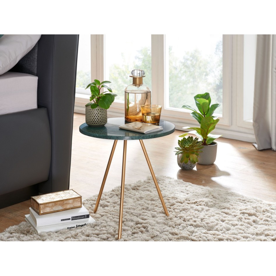 Mesa auxiliar verde 38x38x44cm 