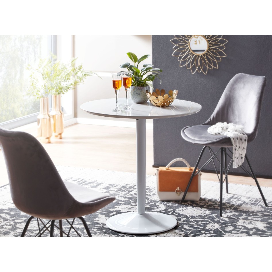 Mesa de comedor redonda 75x75x74 cm