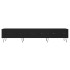 Mueble de TV madera de ingeniería negro 150x36x30