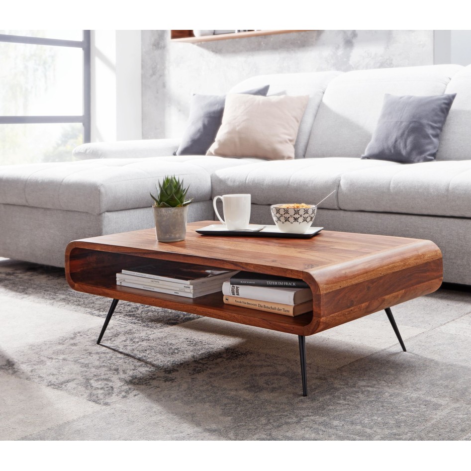 Mesa de Centro Moderna 90x55x30 cm