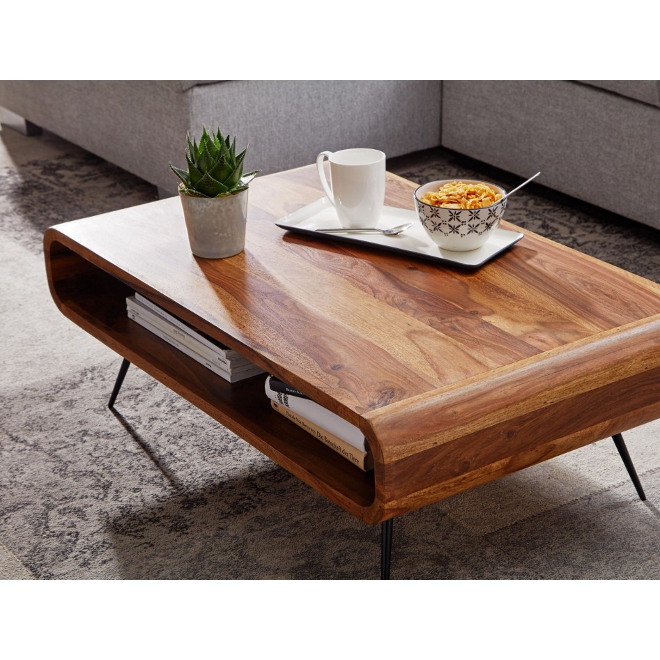 Mesa de Centro Moderna 90x55x30 cm