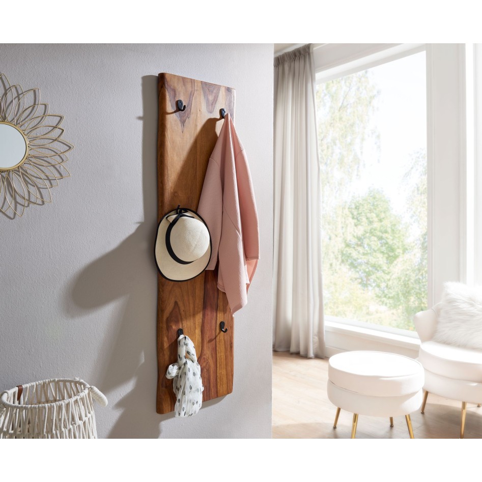 Perchero de pared 40x140x7 cm 