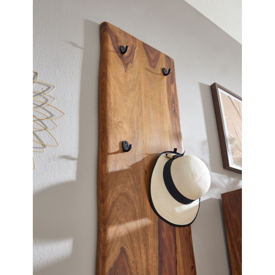 Perchero de pared 40x140x7 cm 