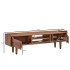Mueble TV Sheesham Madera Maciza 145x43x35 cm 