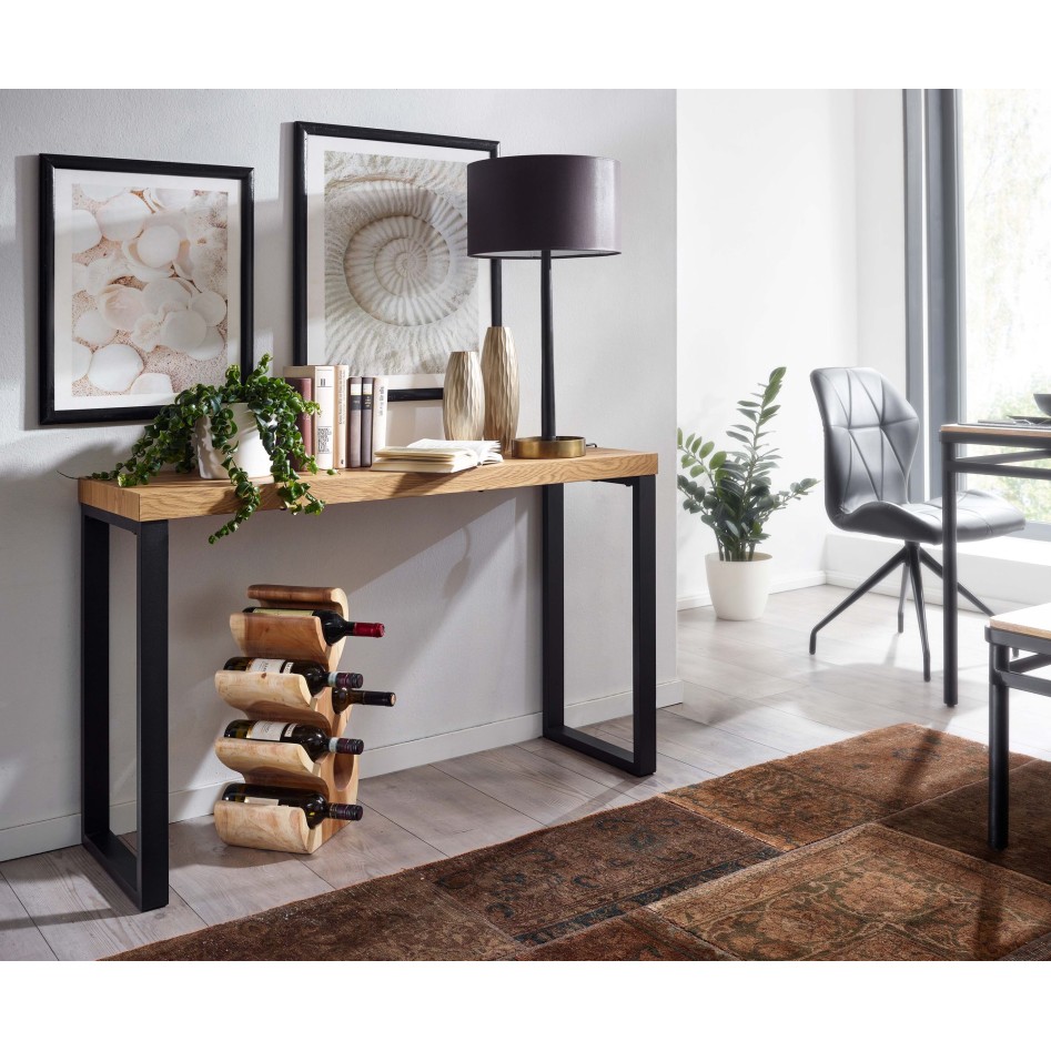 Mesa Consola Roble 120x39x75,5 cm