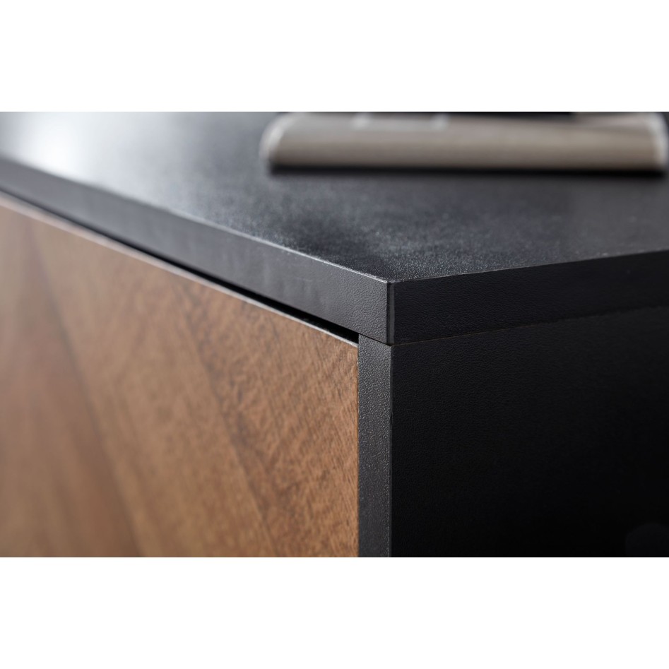 Mueble TV con Patas Negro 