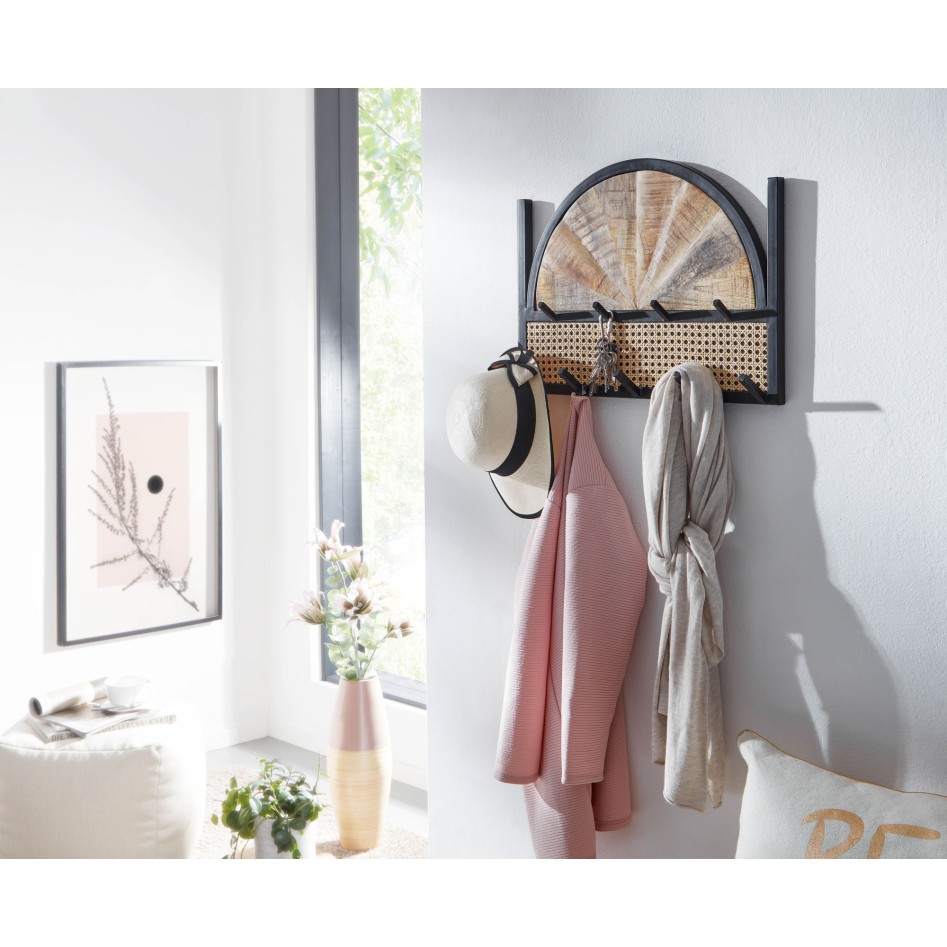 Perchero de pared 53x40x7,5 cm