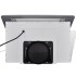 Campana extractora cristal templado blanco 600