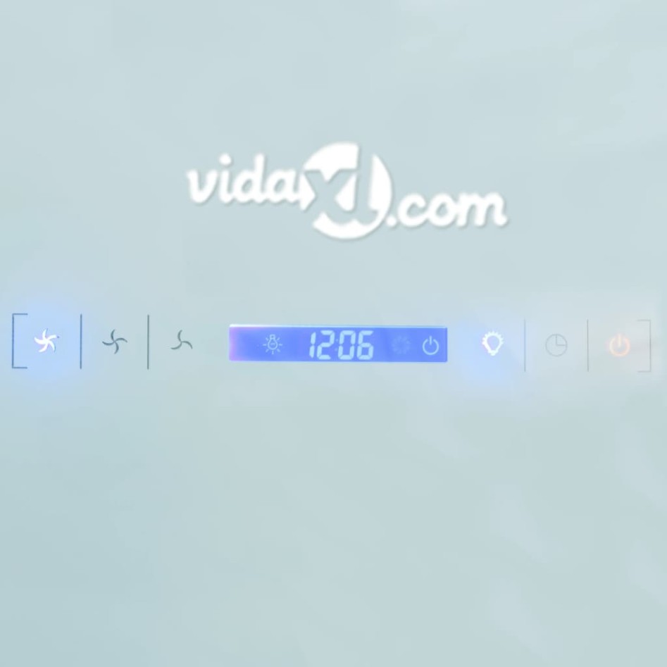 Campana extractora cristal templado blanco 600