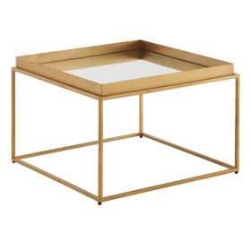 Mesa de Centro Cuadrado Oro 60x60x41 cm