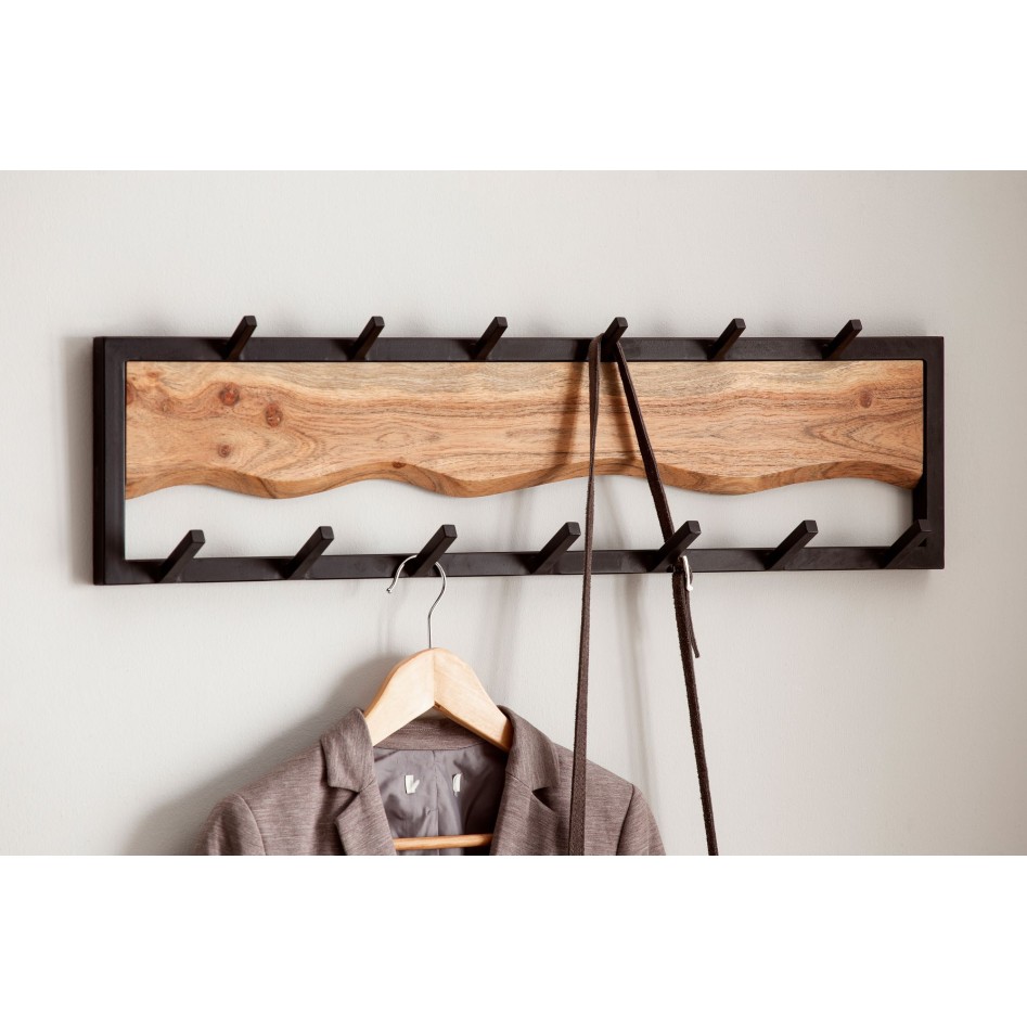 Perchero de pared 80x20x8 cm 