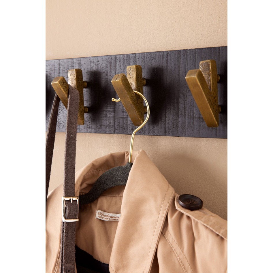 Perchero de pared 60x10x8 cm