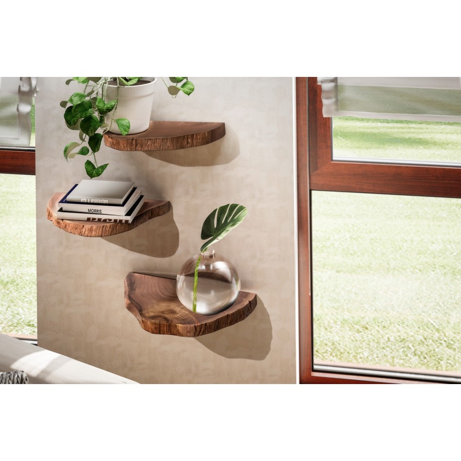 Juego de 3 Estantes de pared 