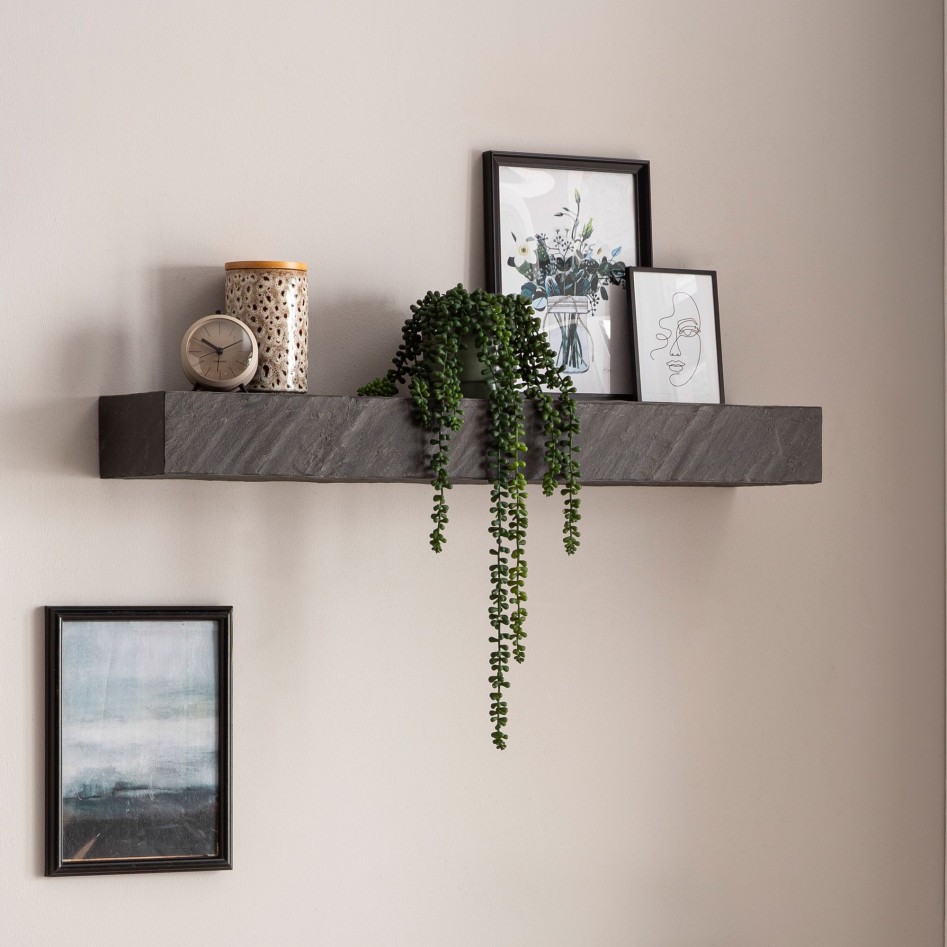 Estante de pared 90x10x20 cm 