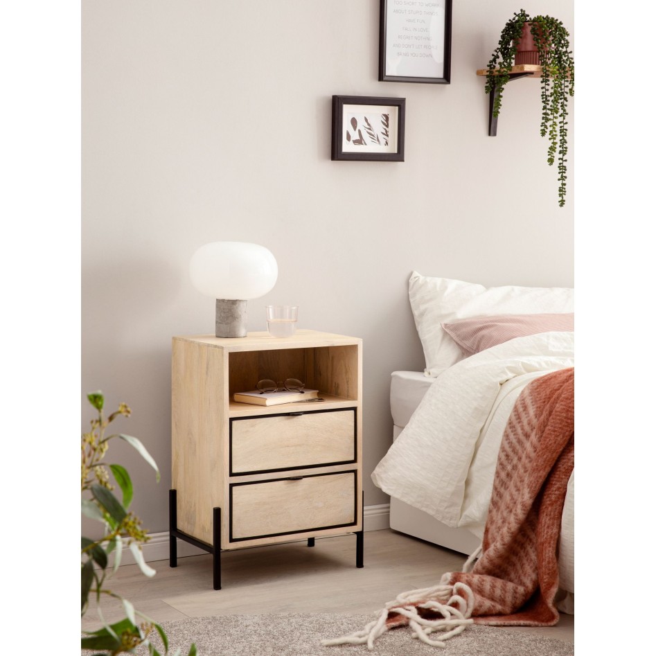 Mesita de Noche 43x60x30 cm