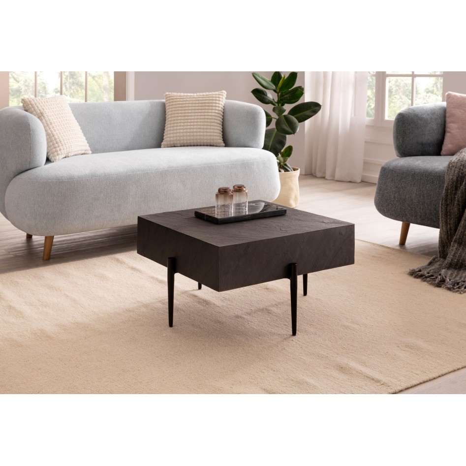 Mesa de Centro Moderna Cuadrada 64x64x35 cm