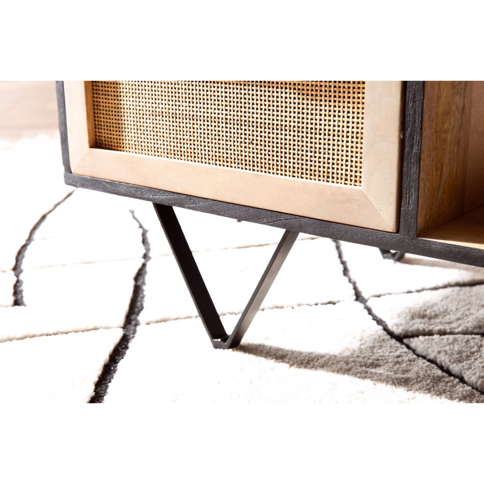 Mesa de Centro Moderna Rectangular 90x45x37 cm