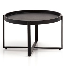 Mesa de Centro Moderna Redonda 60x60x35 cm