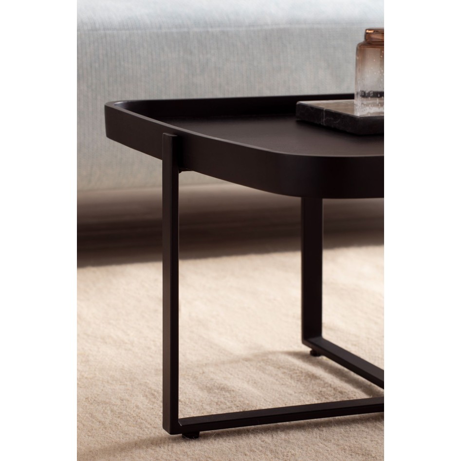 Mesa de Centro Moderna Cuadrada 65x65x35 cm